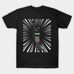 Retro Cellphone (white print) T-Shirt